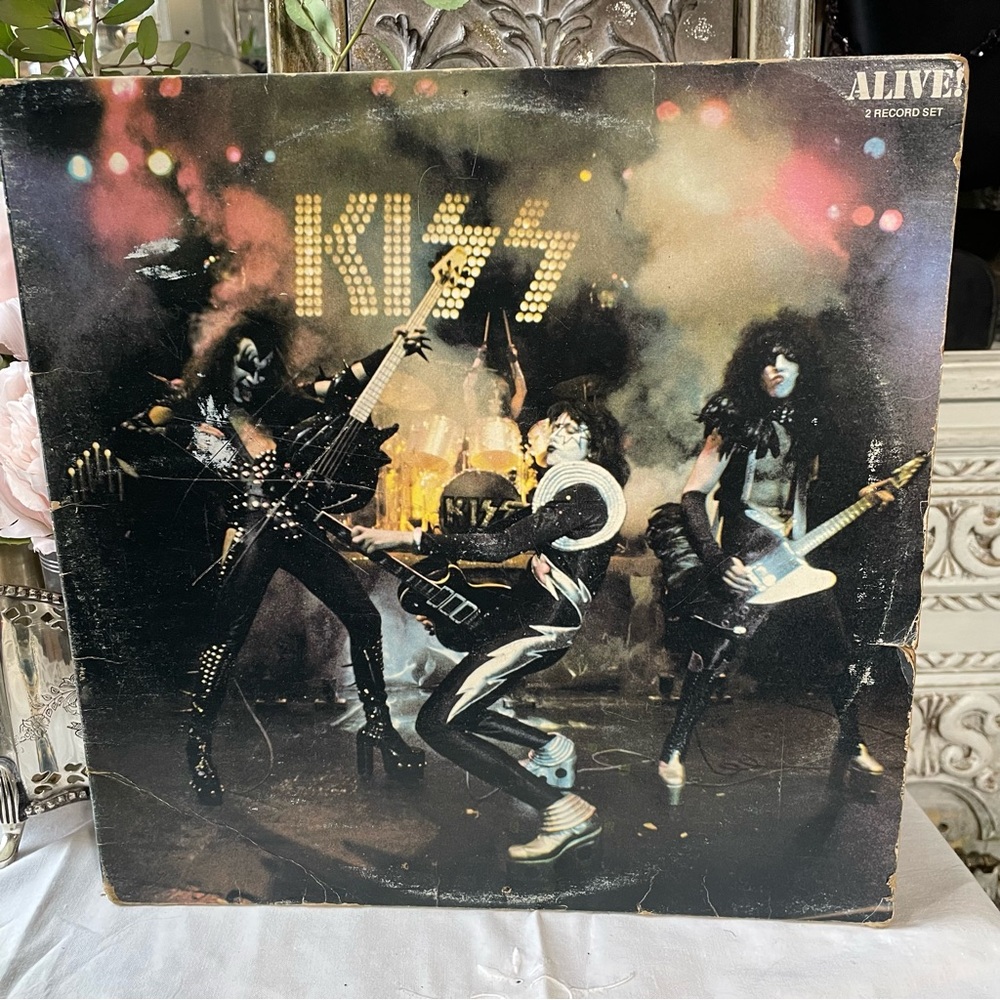 Kiss Album Cover wall Art vintage 1975 Music decor